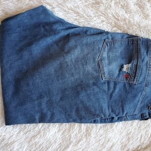 Mid rise skinny medium wash jeans